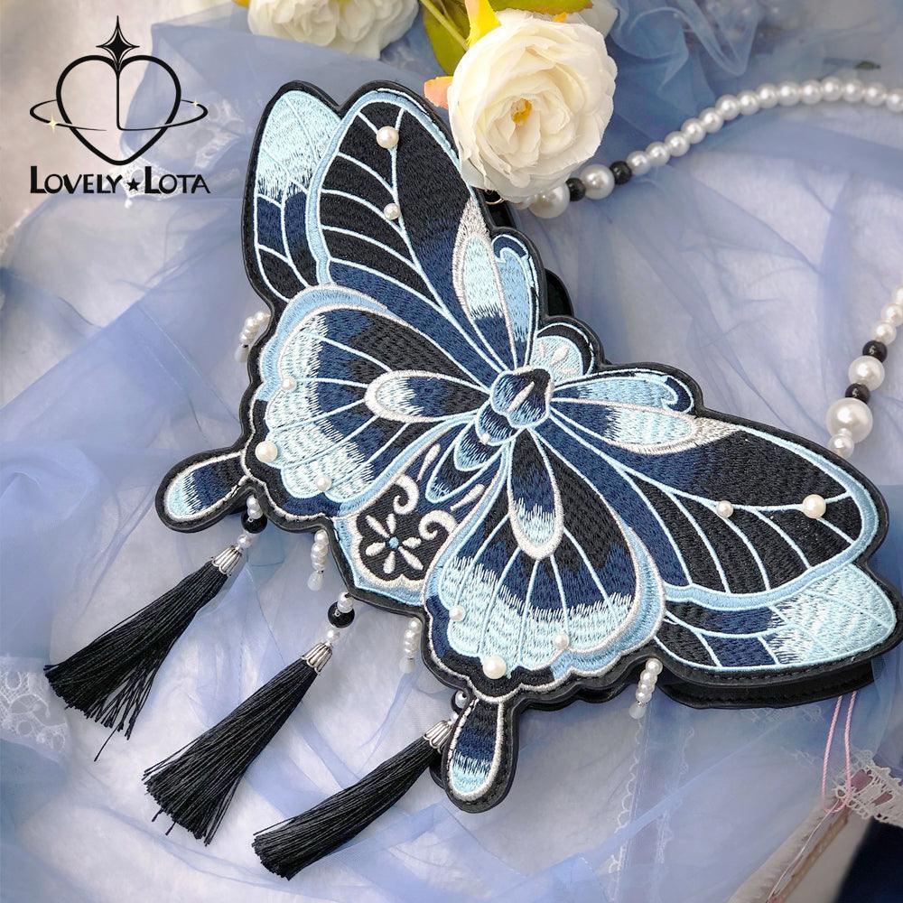 LovelyLota Butterfly Chinese style Lolita bag - Lovely Lota Shop