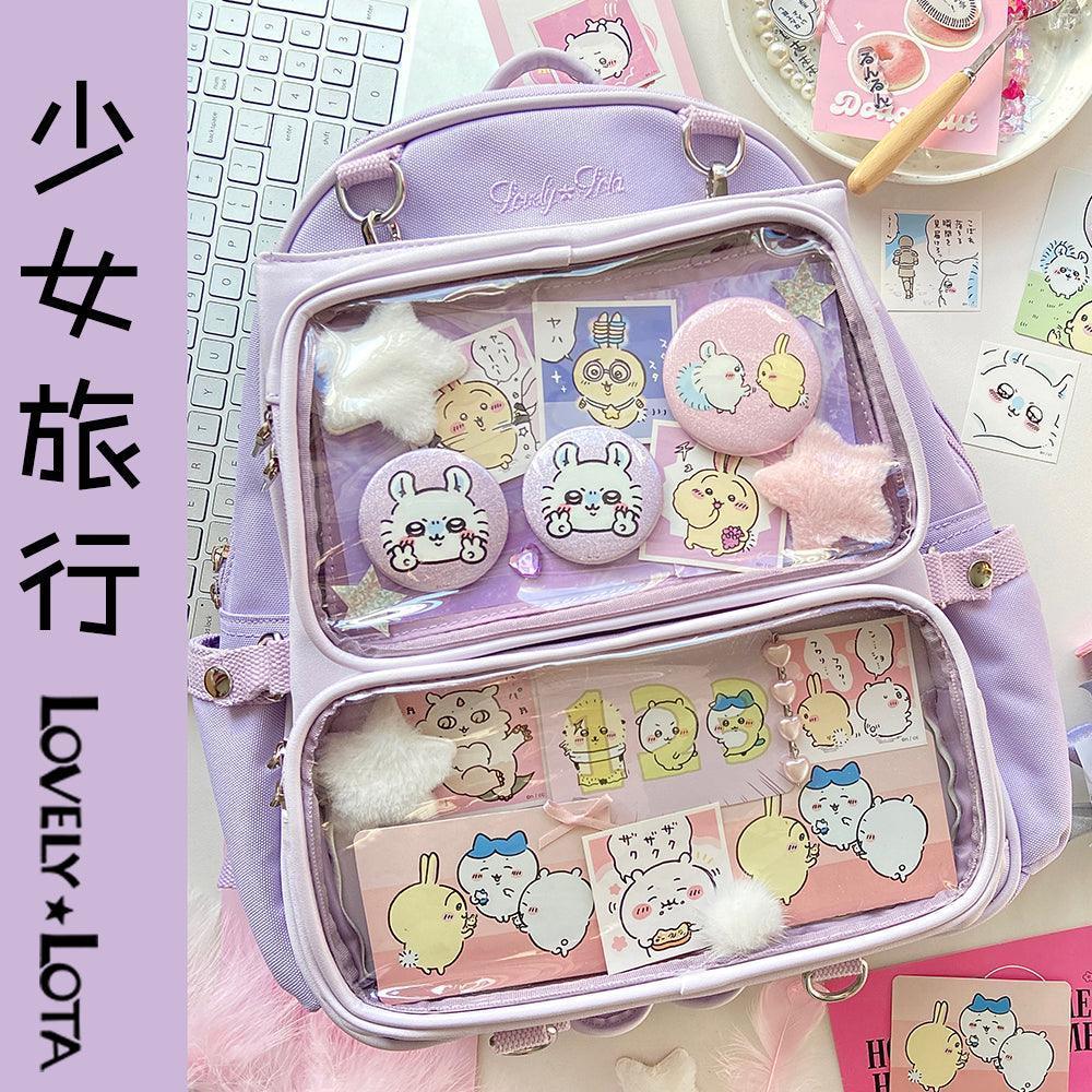 LovelyLota girls trip cotton doll Itabag Multifunctional backpack - Lovely Lota Shop