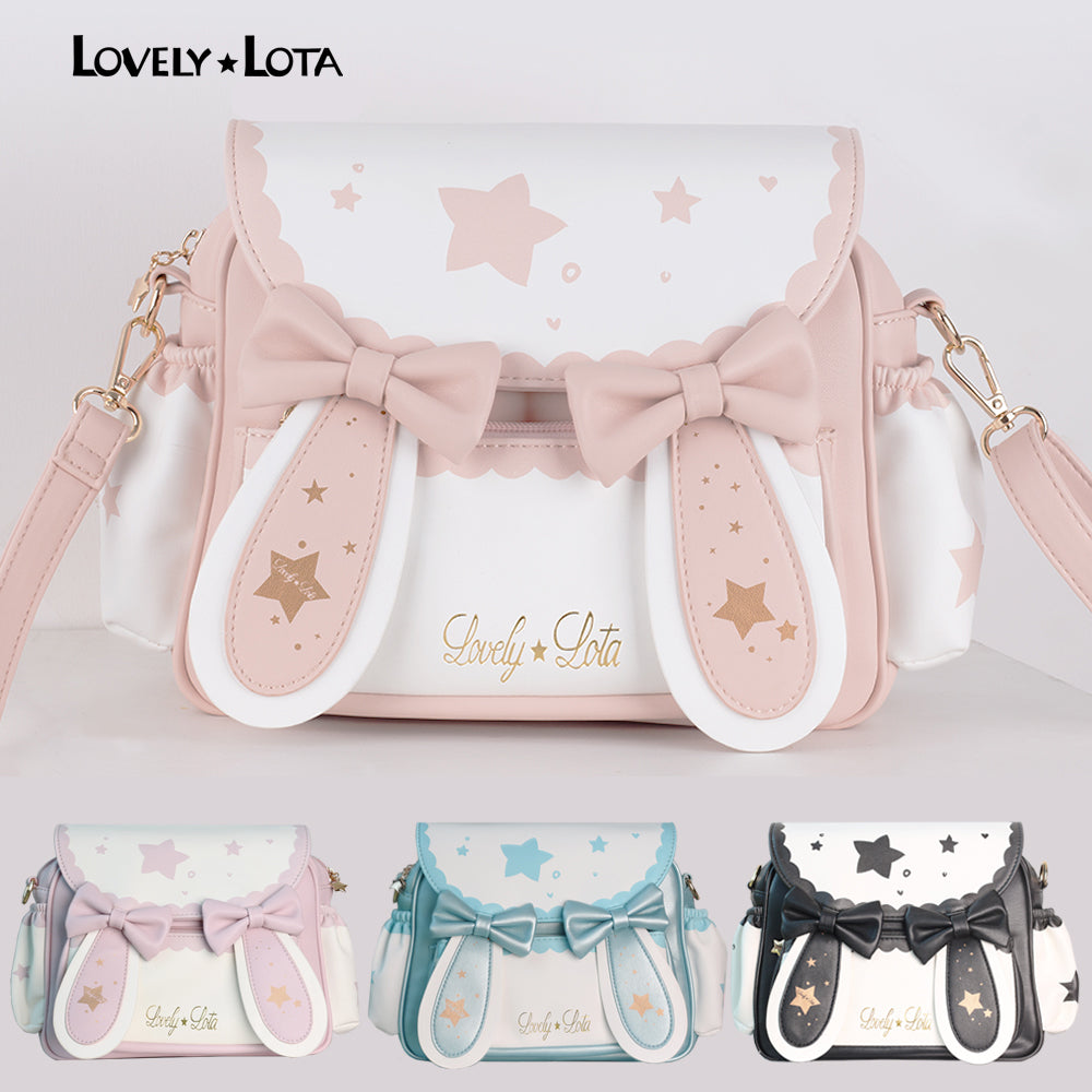 LovelyLota Brand Star Moon Rabbit IP Cute Crossbody Shoulder Bag Small