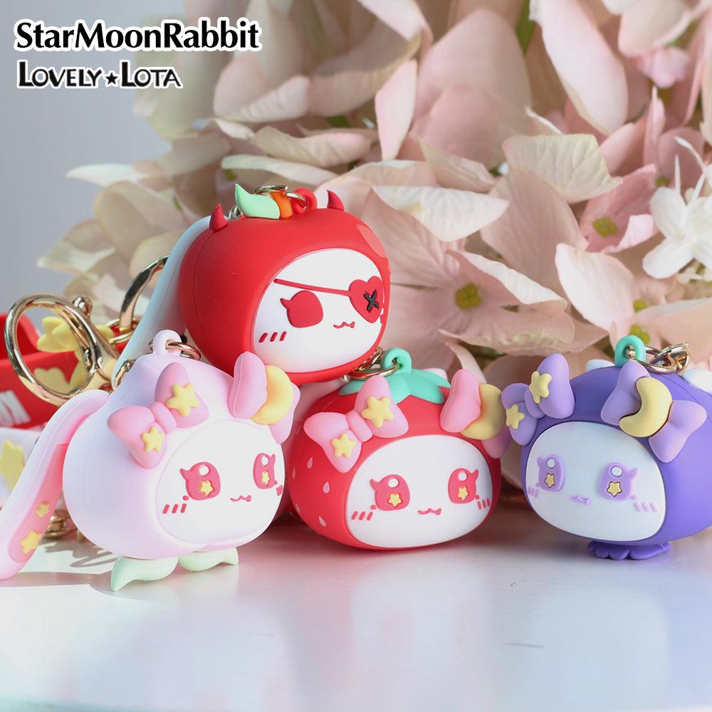 StarMoonRabbit Cute fruit keychain pendant - Lovely Lota Shop