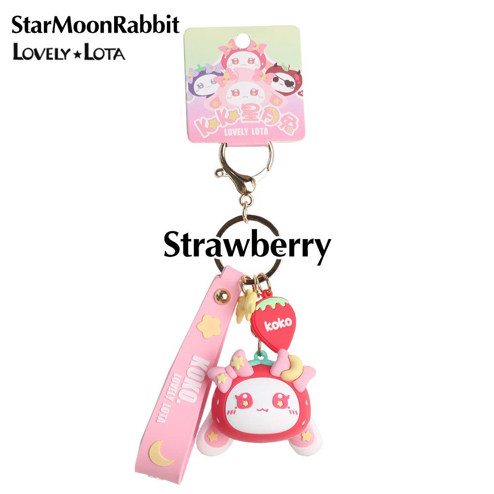 StarMoonRabbit Cute fruit keychain pendant - Lovely Lota Shop