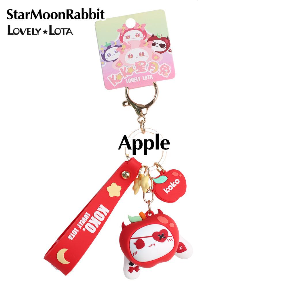 StarMoonRabbit Cute fruit keychain pendant - Lovely Lota Shop