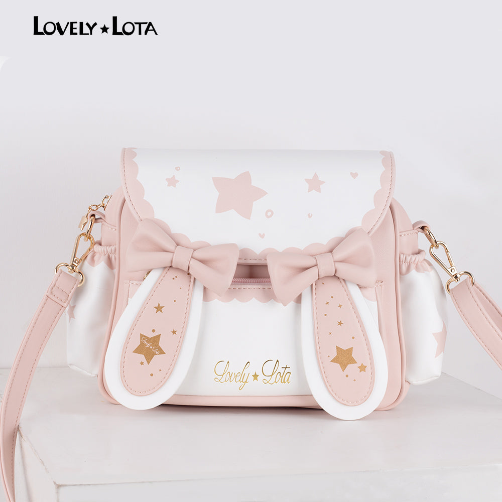 LovelyLota Brand Star Moon Rabbit IP Cute Crossbody Shoulder Bag Small