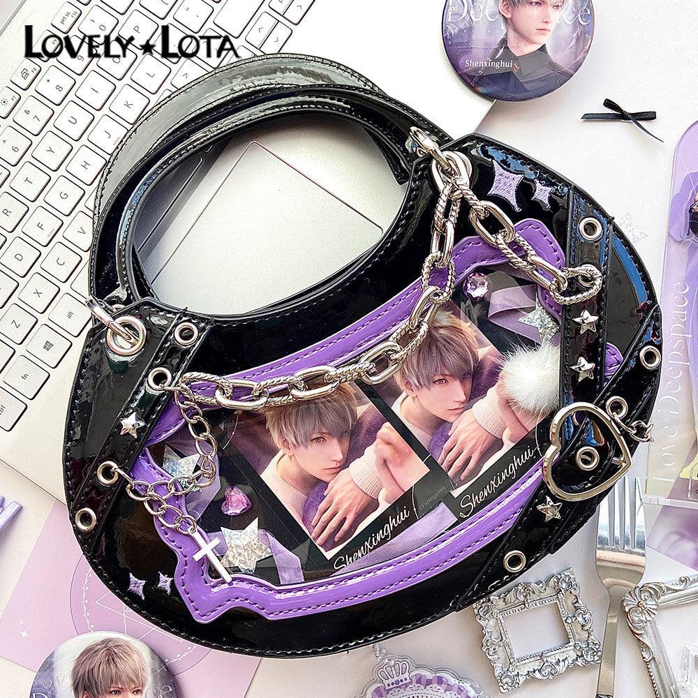 LovelyLota 链爱游戏crescent shape itabag Shoulder crossbody bag - Lovely Lota Shop