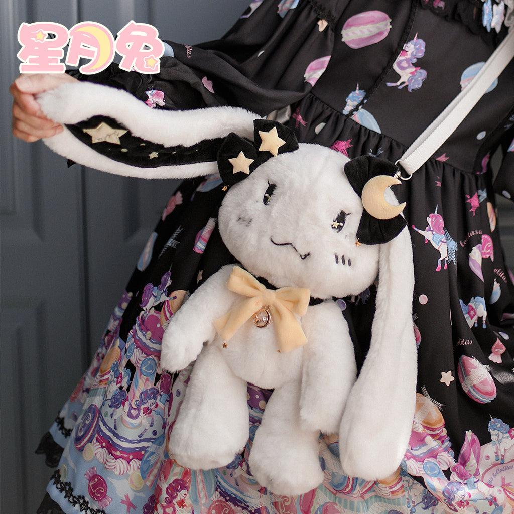 LovelyLota StarMoonRabbit Plush doll bag lolita bag - Lovely Lota Shop