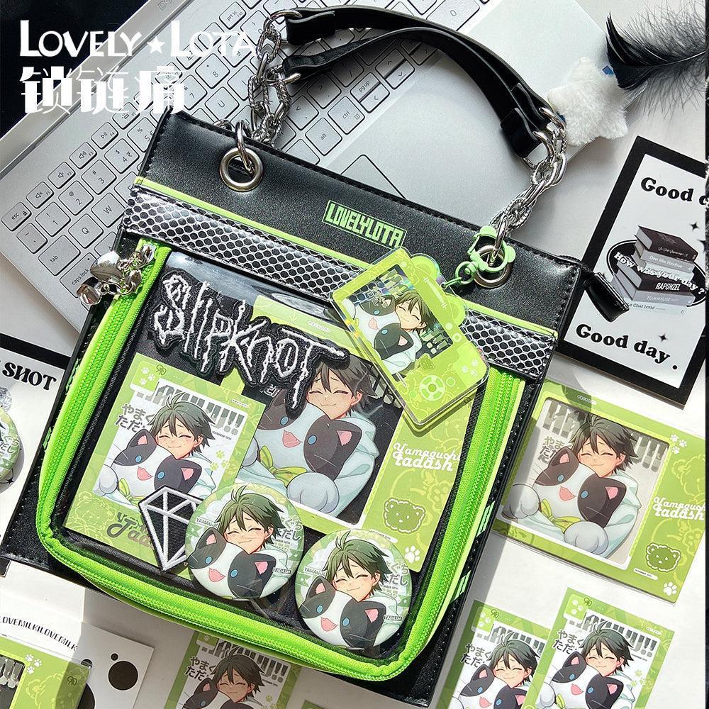 LovelyLota chain itabag Square top handle crossbody shoulder bag - Lovely Lota Shop