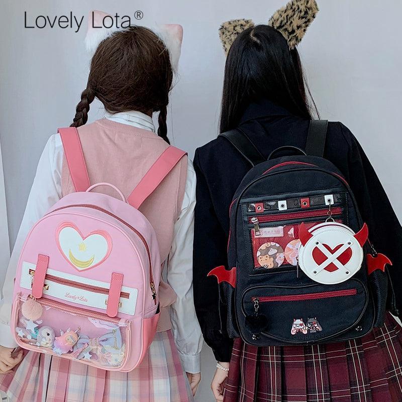 LovelyLota Devil Rabbit Backpack Small food itabag - Lovely Lota Shop