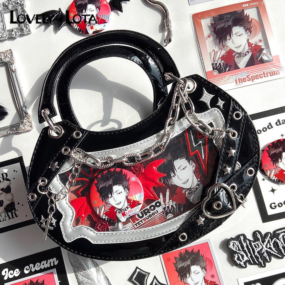 LovelyLota 链爱游戏crescent shape itabag Shoulder crossbody bag - Lovely Lota Shop