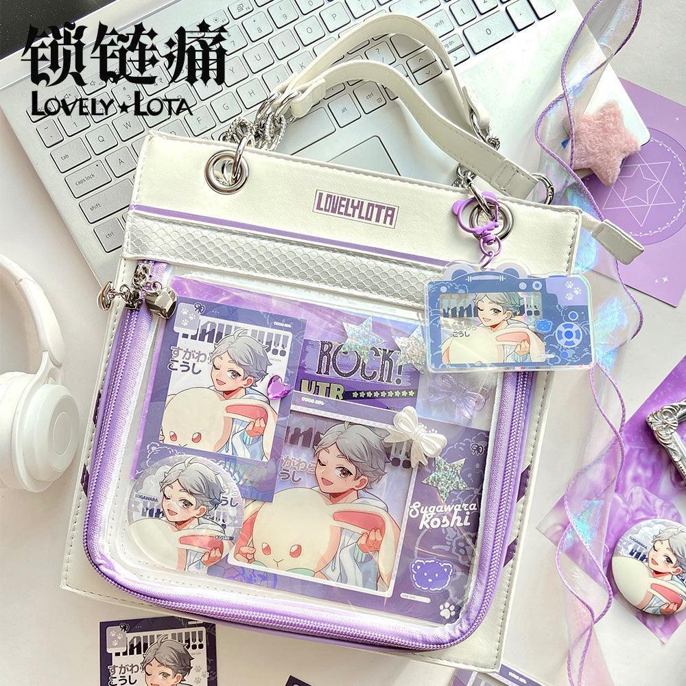 LovelyLota chain itabag Square top handle crossbody shoulder bag - Lovely Lota Shop