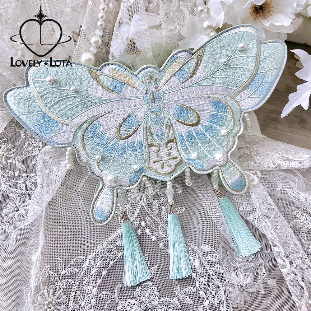 LovelyLota バタフライ中国風ロリータバッグ
