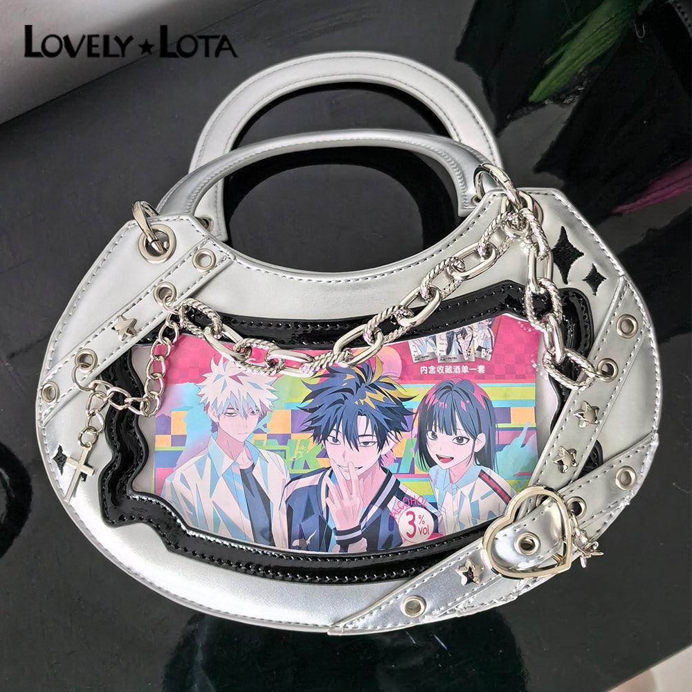 LovelyLota 链爱游戏crescent shape itabag Shoulder crossbody bag - Lovely Lota Shop