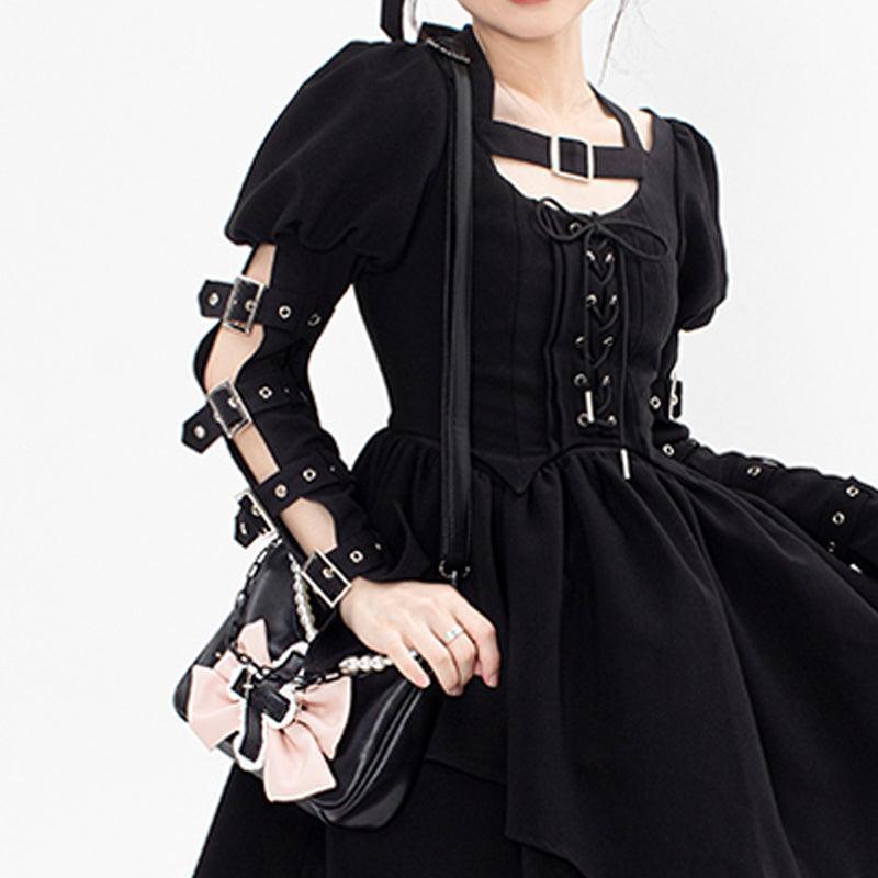 LovelyLota Sweetheart Witch armpit bag Hand-held cross-body Lolita bag - Lovely Lota Shop