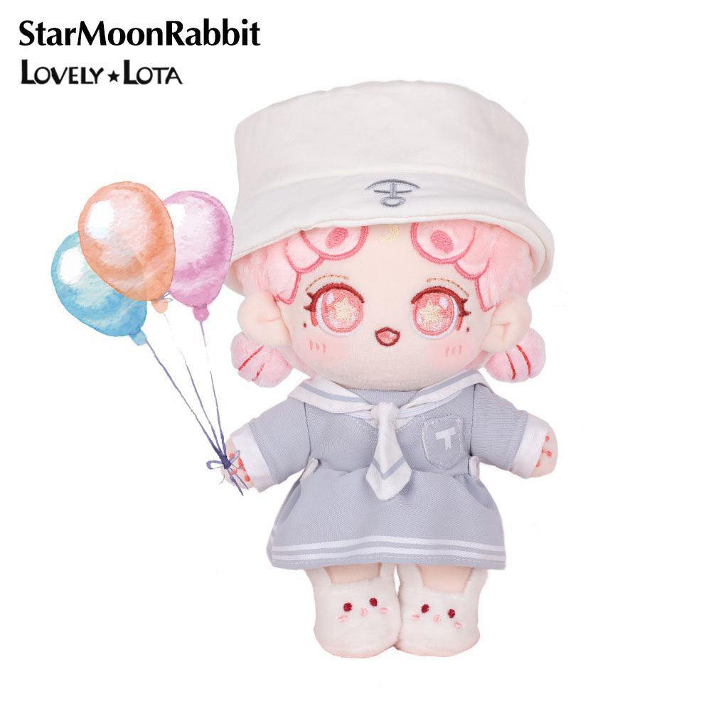 StarMoonRabbit 20cm cotton doll with detachable rabbit ears. - Lovely Lota Shop