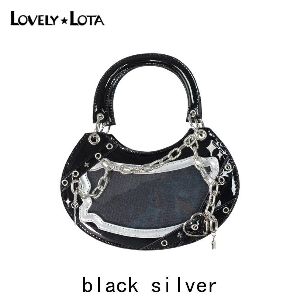 LovelyLota 链爱游戏crescent shape itabag Shoulder crossbody bag - Lovely Lota Shop