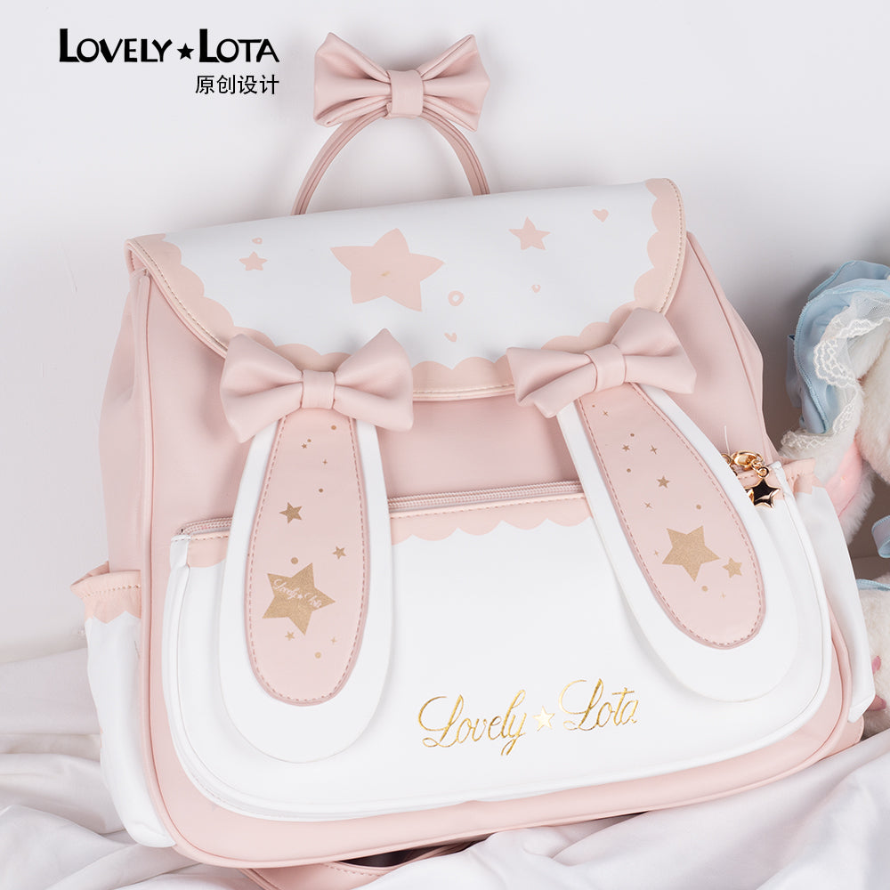 LovelyLota Brand Star Moon Rabbit IP Cute Backpack Large