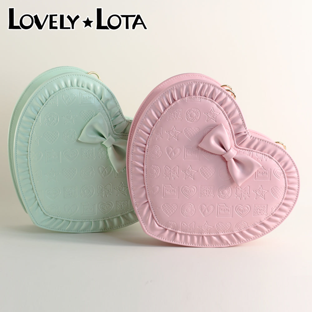 【IN STOCK】LovelyLota Original Choco-Sweetie Bag | Heart-Shaped Embossed Chocolate Design | Lolita Handbag & Crossbody | Perfect Gift for Girlfriend