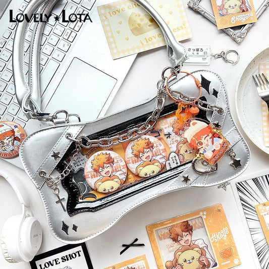 LovelyLota 链爱游戏bone type itabag Shoulder crossbody bag - Lovely Lota Shop