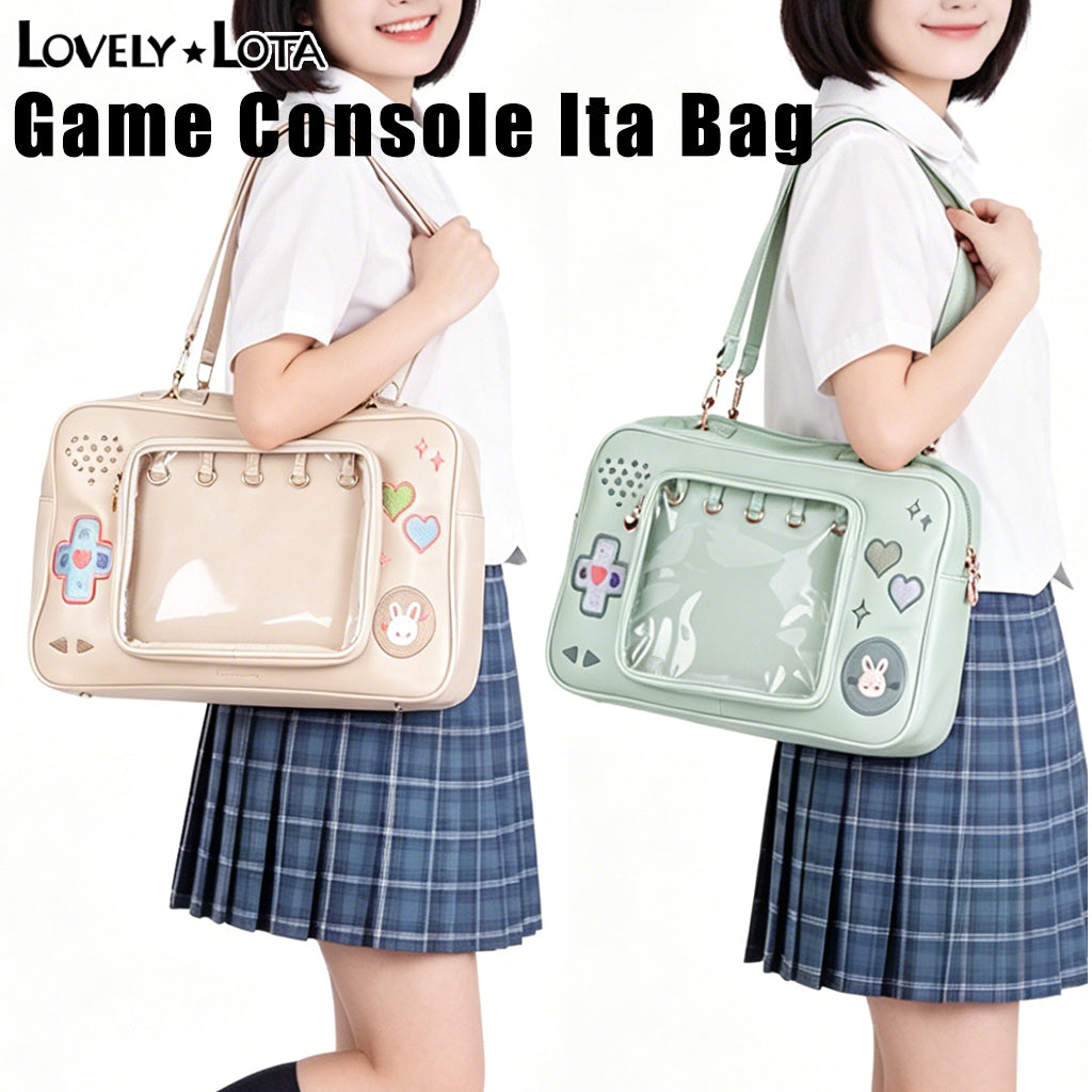 In Stock | LovelyLota Original Game Console Ita Bag, Large Capacity Laptop Bag, Handheld & Backpack Small Capacity Pin Display Ita Bag