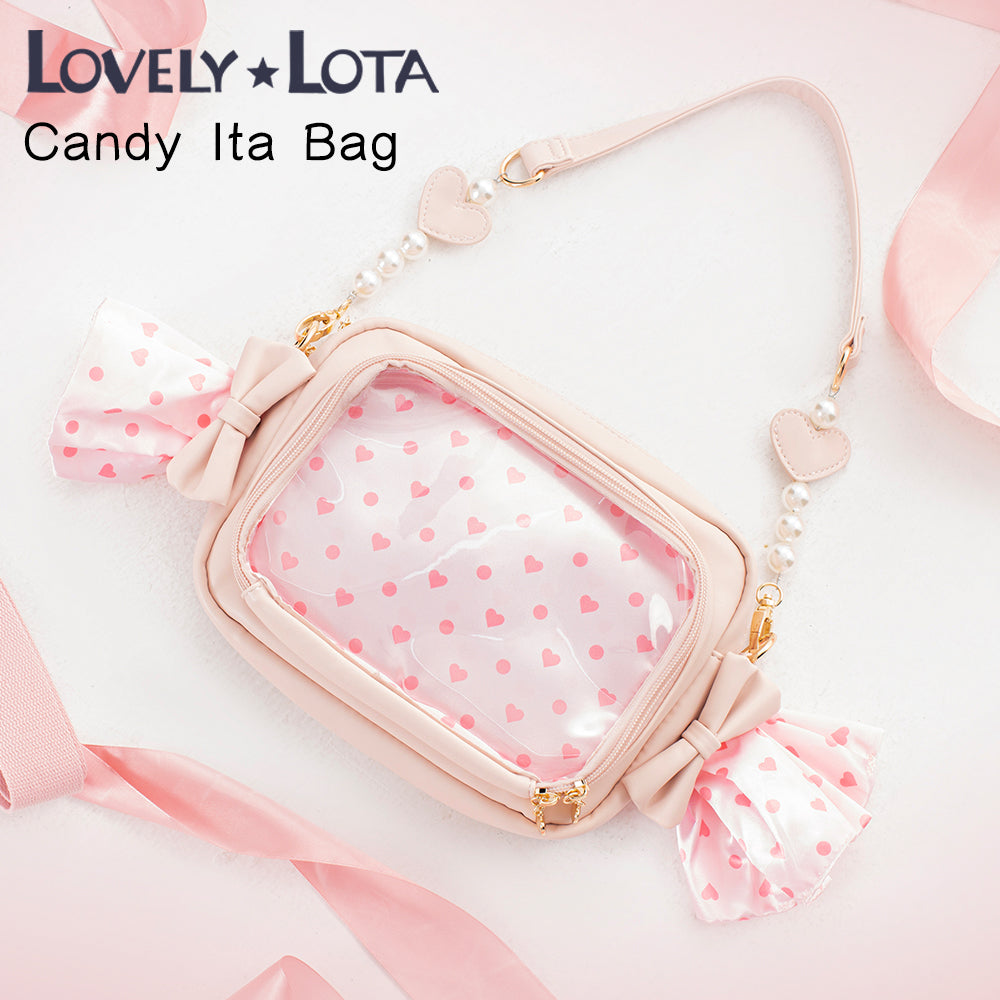 【IN STOCK】LovelyLota Original Candy Ita Bag - Cute Kawaii Girls’ Versatile Casual Bag for Single-shoulder, Crossbody & Chest Wear