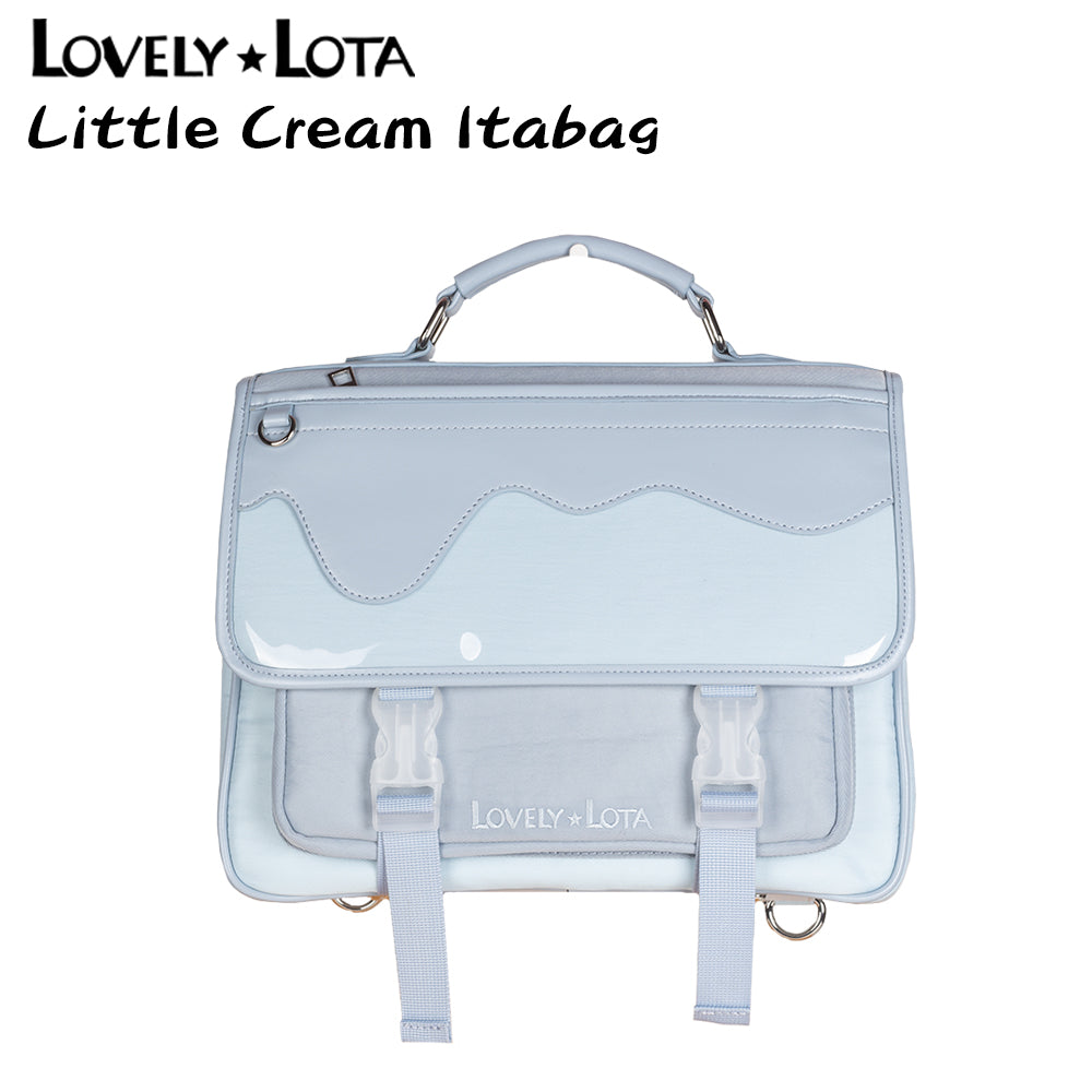 In Stock | LovelyLota Original Cream Small Capacity Ita Bag, Large Capacity Backpack & Crossbody Bag, Cute Daily Handbag