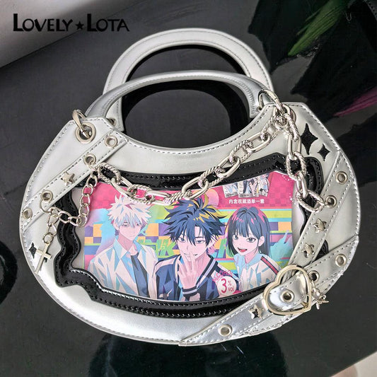 LovelyLota 链爱游戏crescent shape itabag Shoulder crossbody bag - Lovely Lota Shop