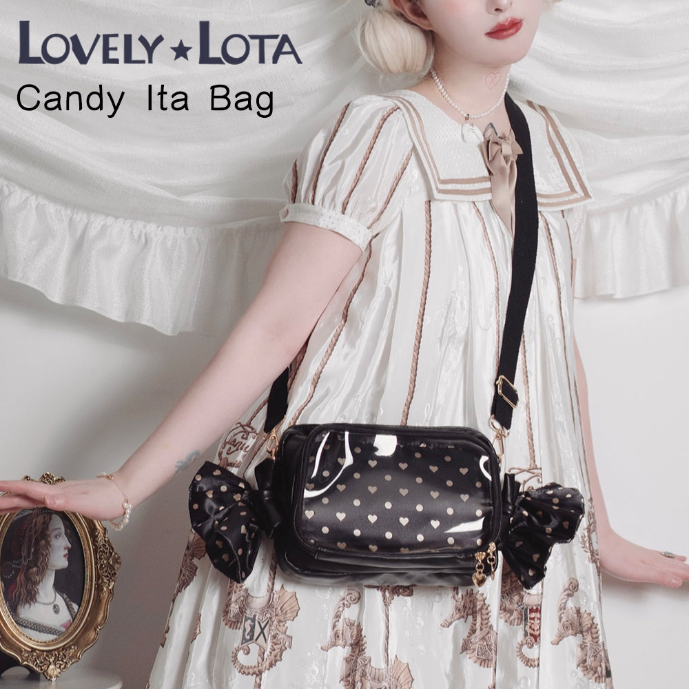 【IN STOCK】LovelyLota Original Candy Ita Bag - Cute Kawaii Girls’ Versatile Casual Bag for Single-shoulder, Crossbody & Chest Wear
