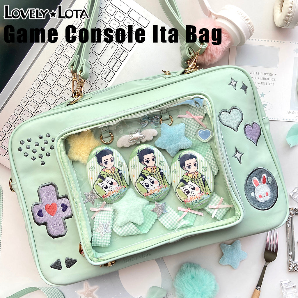 In Stock | LovelyLota Original Game Console Ita Bag, Large Capacity Laptop Bag, Handheld & Backpack Small Capacity Pin Display Ita Bag
