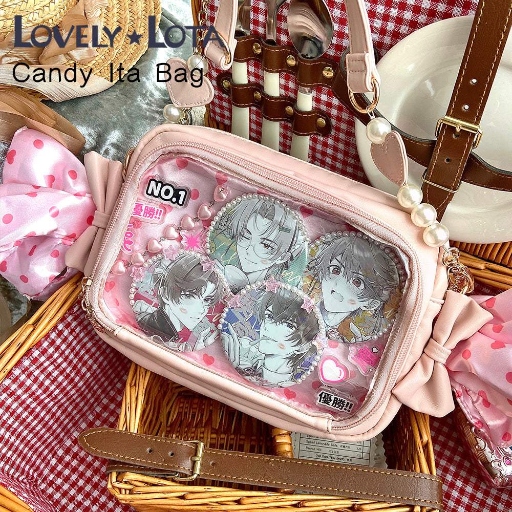 【IN STOCK】LovelyLota Original Candy Ita Bag - Cute Kawaii Girls’ Versatile Casual Bag for Single-shoulder, Crossbody & Chest Wear
