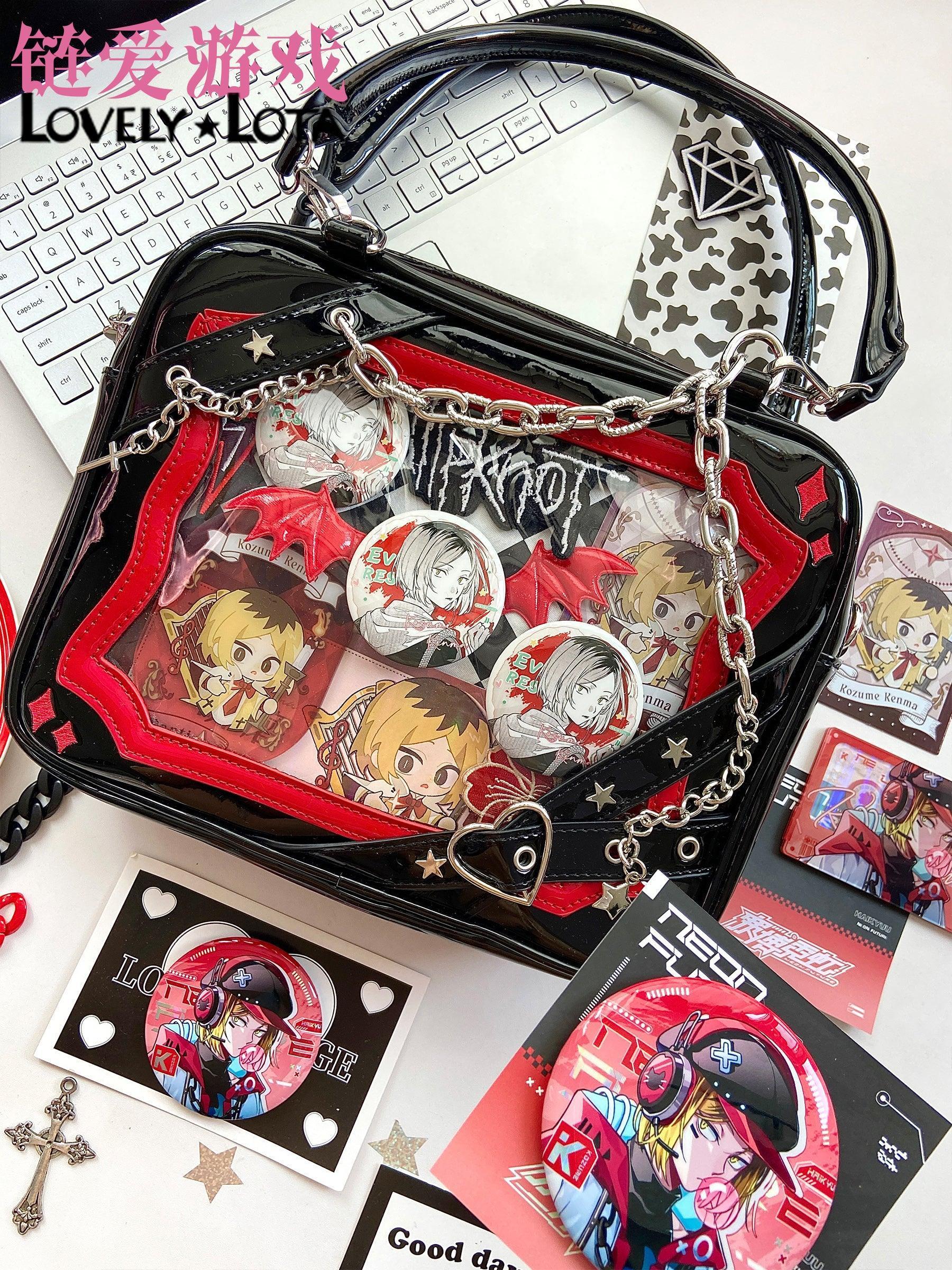 LovelyLota 链爱游戏square itabag Shoulder crossbody bag - Lovely Lota Shop
