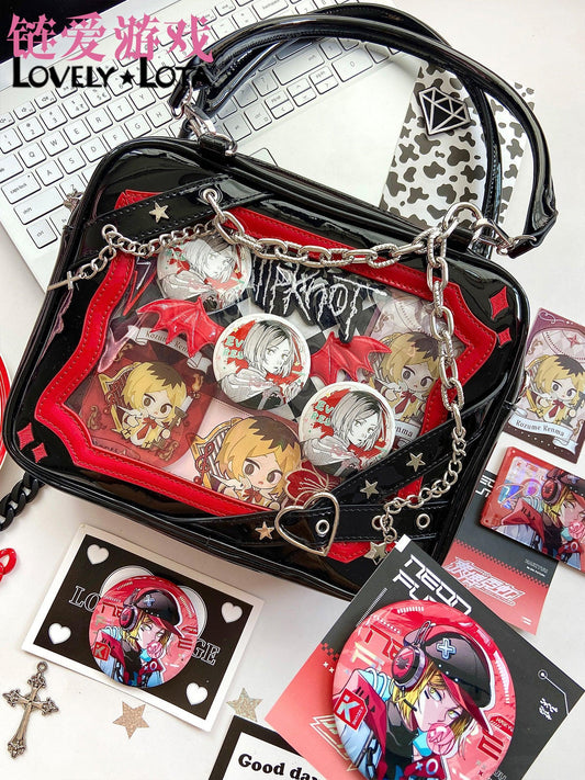 LovelyLota 链爱游戏square itabag Shoulder crossbody bag - Lovely Lota Shop