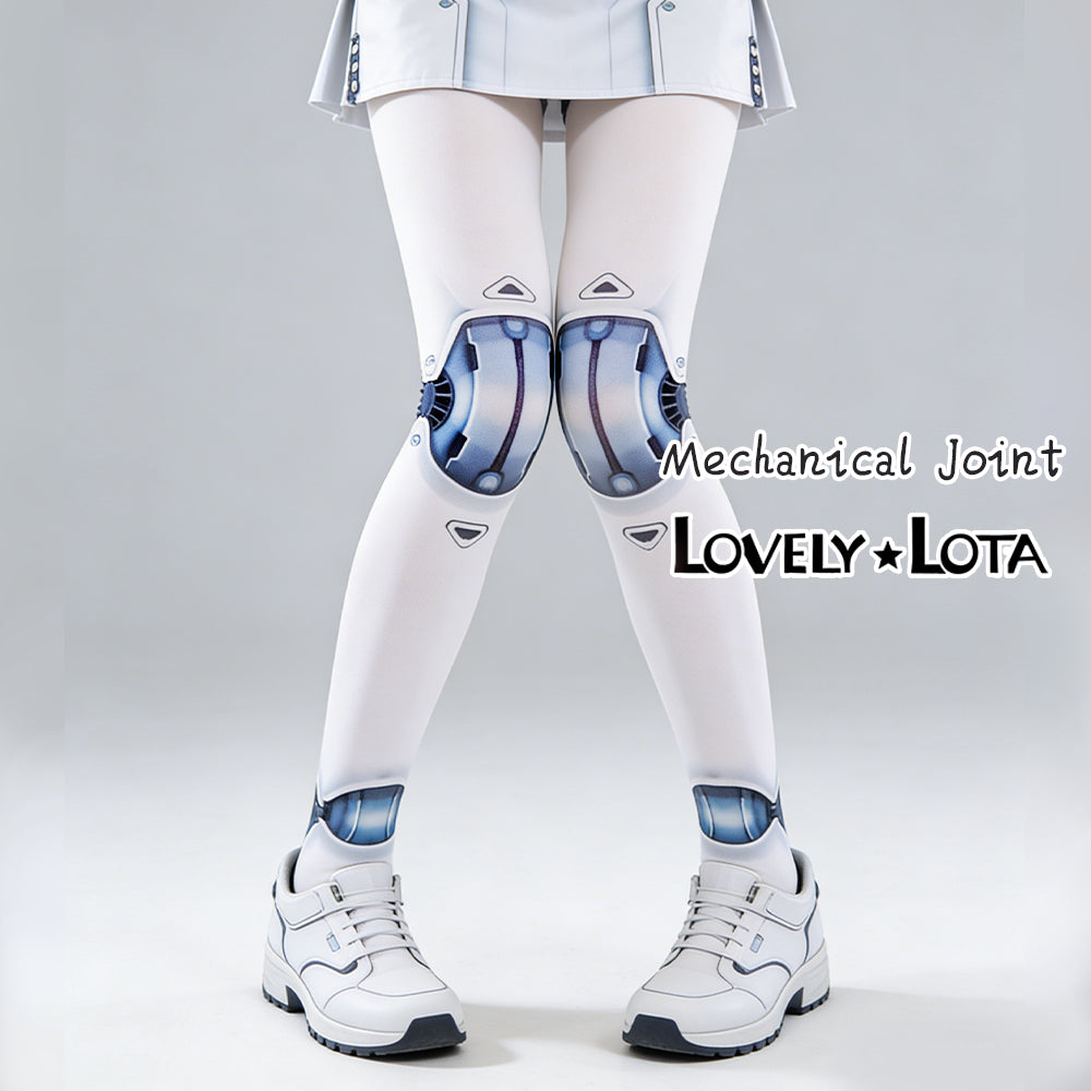 【IN STOCK】LovelyLota Original: Mechanical Joint Tights | Printed Tights | Articulated Tights | Full-Length Tights | Futuristic Tech-Style Tights